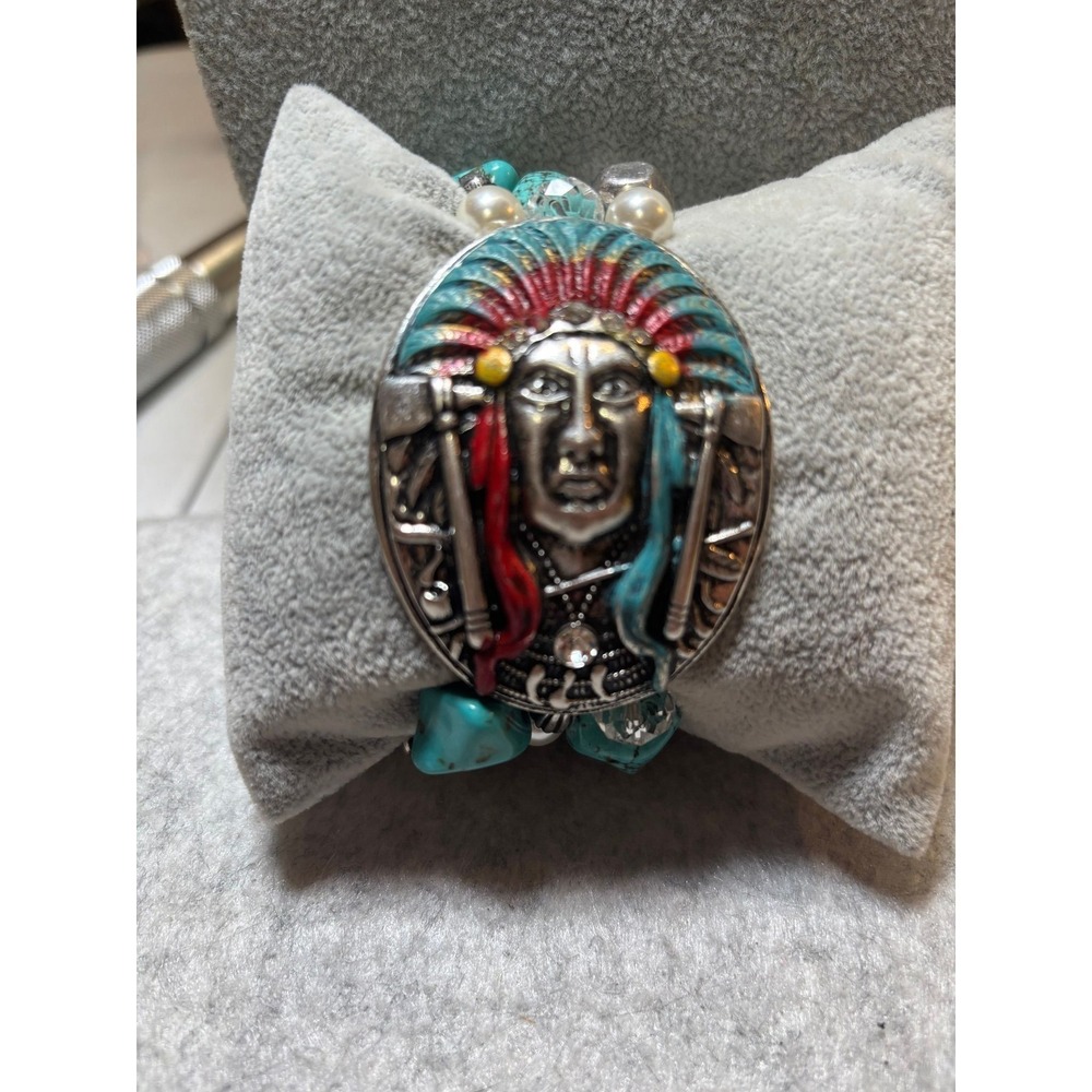 #1.  Southwestern Tribal Stretch Bracelet